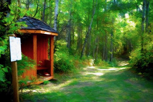 A "Dumbbell" Hike from Islet Lake Staging Are to Central Staging Area