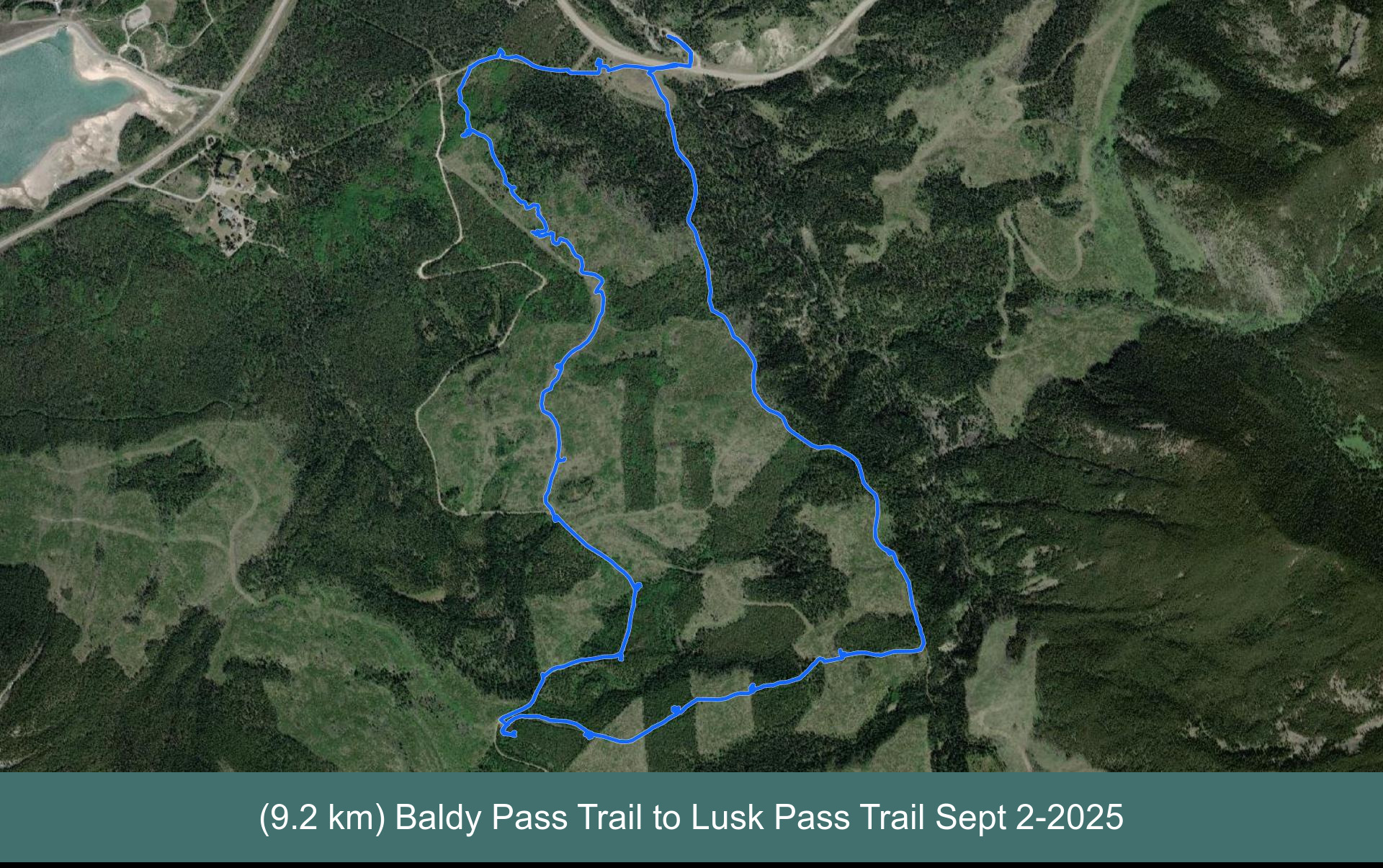 Baldy Pass Trail to Lusk Pass Trail