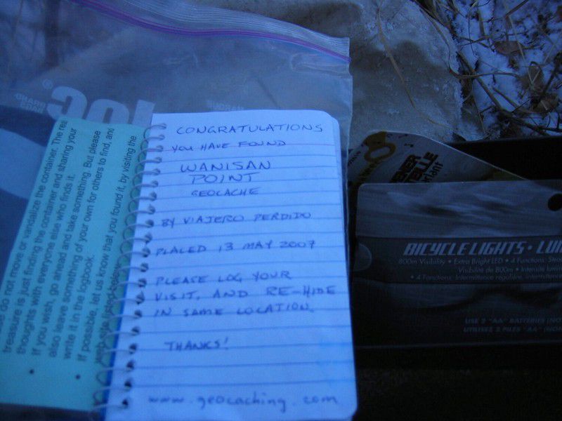 The log book.