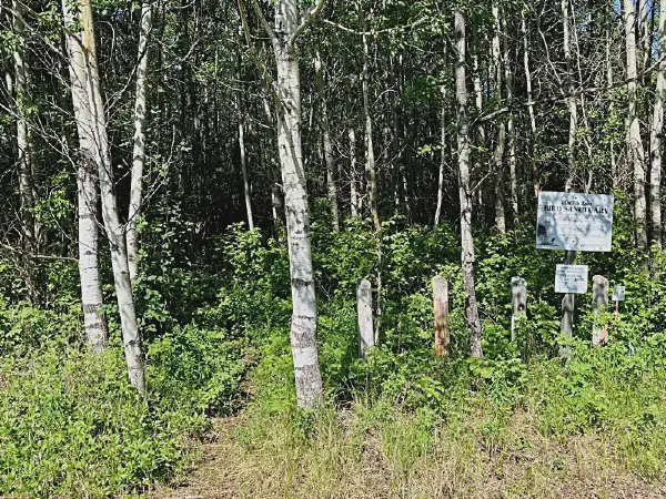 Geocaching and Exploring on the Ministik Misasin Trail