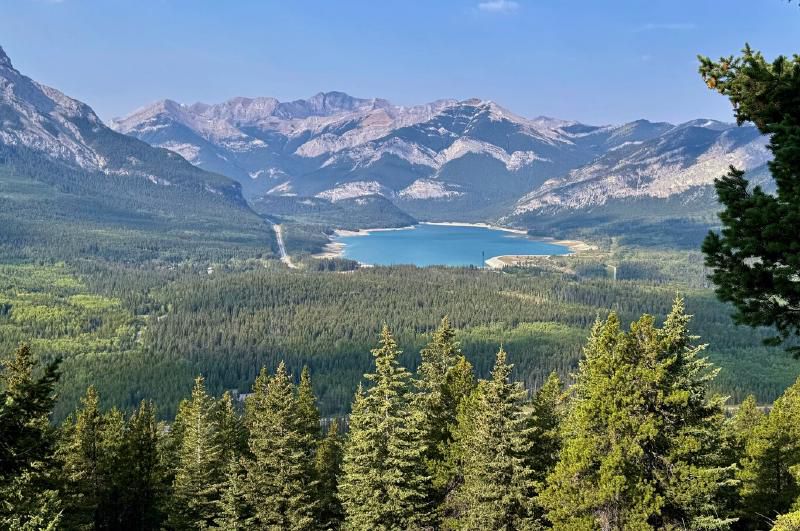 The views are wonderful once you climb that hill