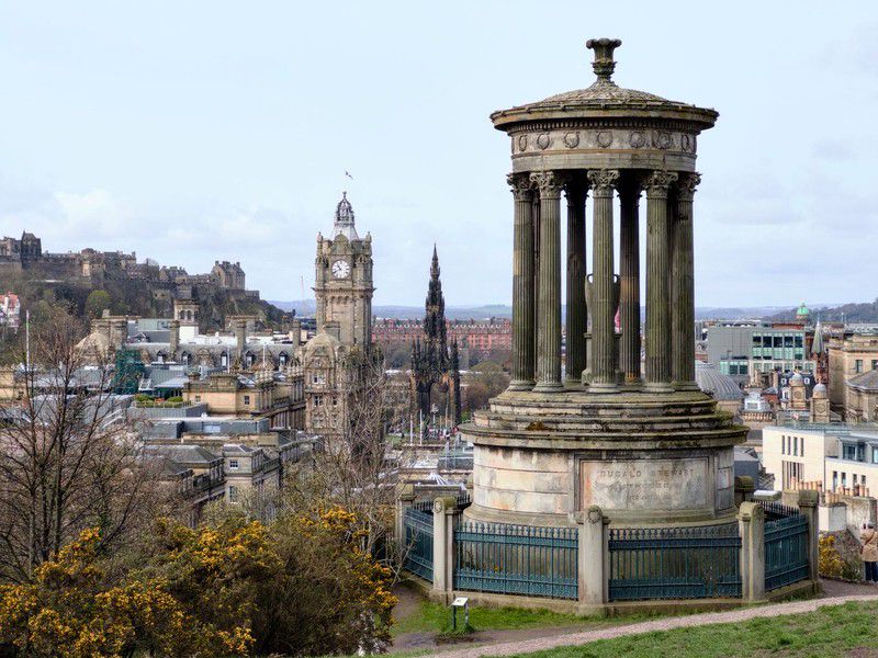 A view over the city from Calton Hill