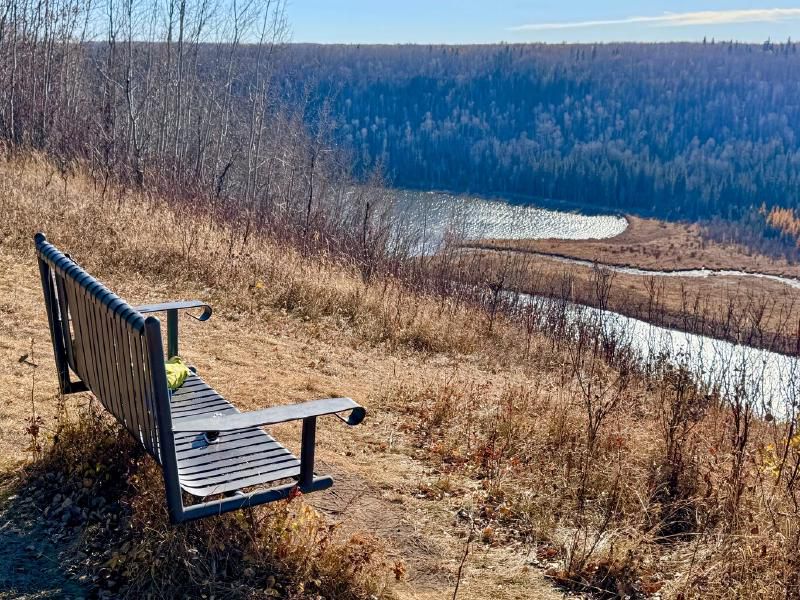 A bench - a welcome chance to rest and recover