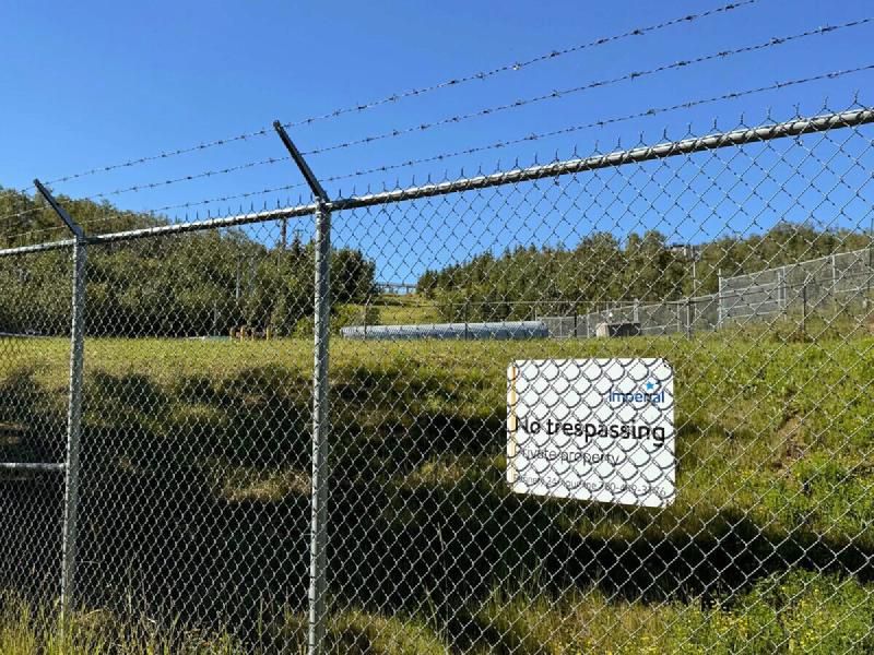 The Imperial Oil boundary fence
