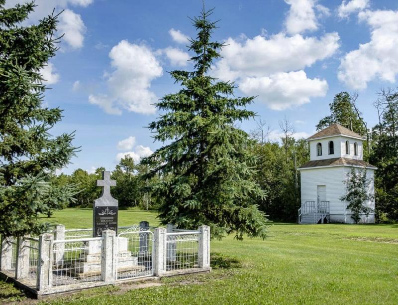 A monument to the original church