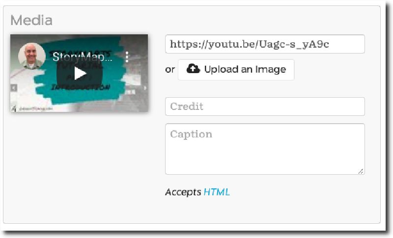Add Media with Thumbnail