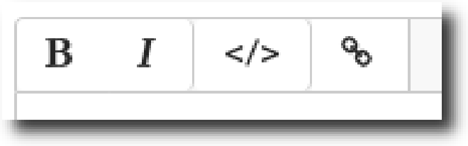 Text Editor Buttons