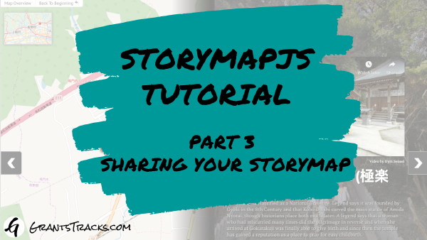 StoryMapJS - Part 3 - Sharing a StoryMap