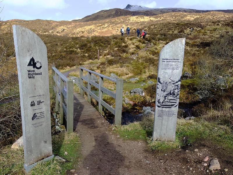 The "entrance" to the Devil's Staircase
