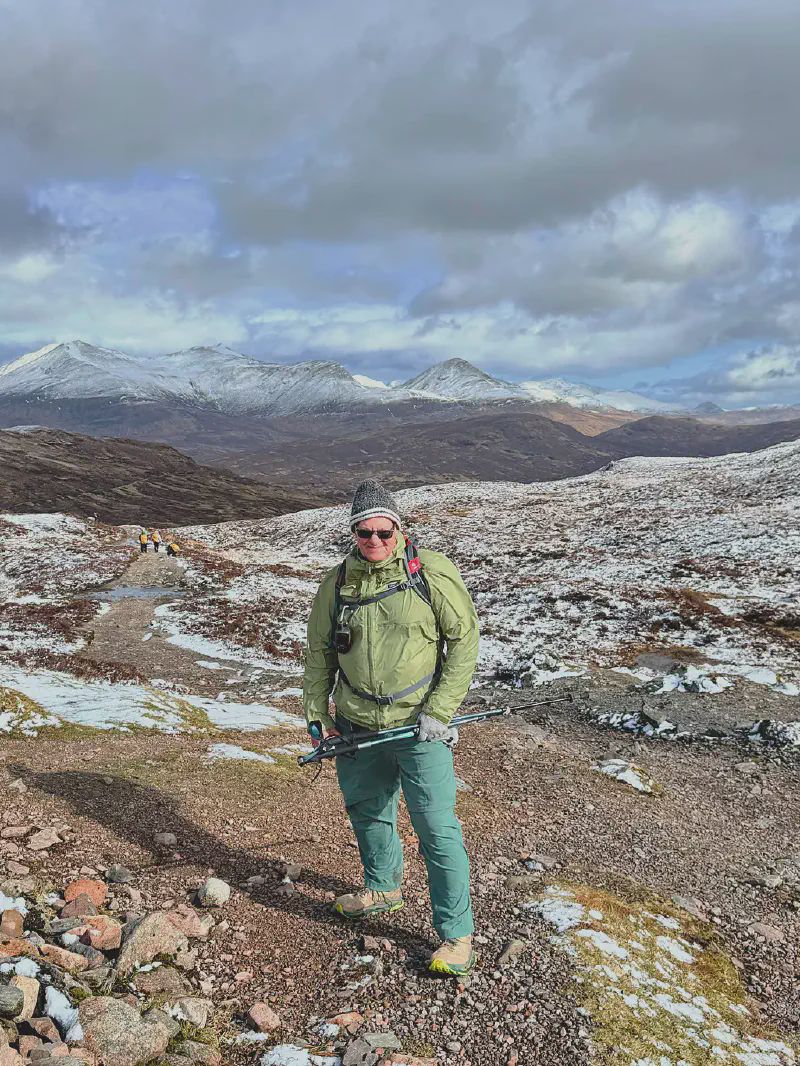 Me near the highest point on the West Highland Way